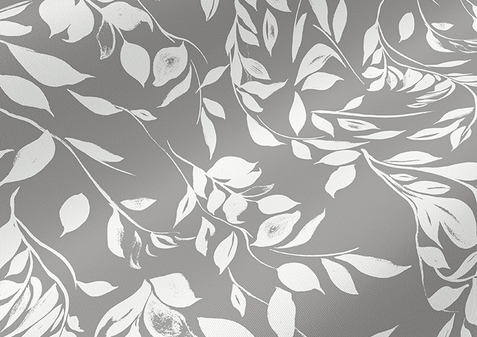 Hanging Greenery, Grey - Twist&Fit Roller Blind - Image 4
